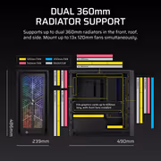 Corsair FRAME 4000X RS Mid-Tower Case - Black - image 10