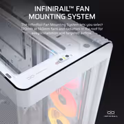 CORSAIR FRAME 4500X LX-R RGB Mid-Tower Case — White, Dual 360mm Support - image 8