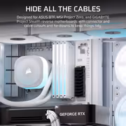 CORSAIR FRAME 4500X LX-R RGB Mid-Tower Case — White, Dual 360mm Support - image 10