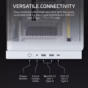CORSAIR FRAME 4500X LX-R RGB Mid-Tower Case — White, Dual 360mm Support - image 11