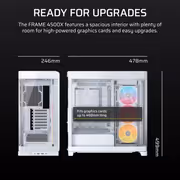 CORSAIR FRAME 4500X LX-R RGB Mid-Tower Case — White, Dual 360mm Support - image 12