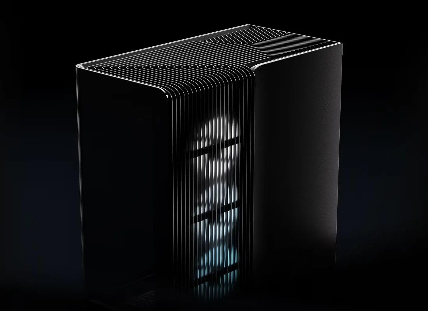 Ventilated top and side panels with airflow optimization