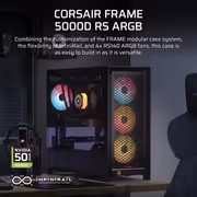 CORSAIR FRAME 5000D RS Mid-Tower Case — High-Airflow ARGB - image 3