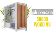 Corsair FRAME 5000D WOOD RS Case - White/Oak - image 1