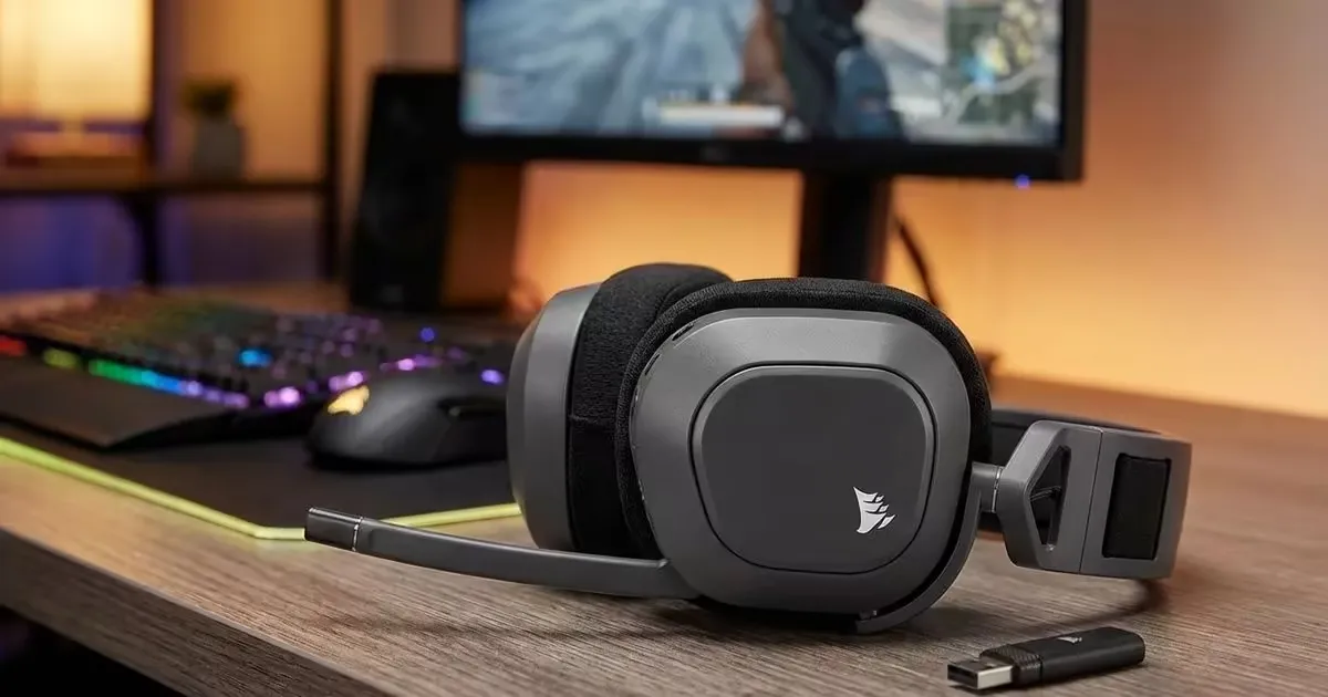 Corsair HS80 MAX Wireless Gaming Headset — Dolby Atmos