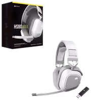 Corsair HS80 MAX Wireless Gaming Headset - White - image 4