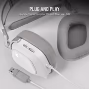 CORSAIR HS80 RGB USB Headset — Dolby 7.1, Broadcast Mic - image 8