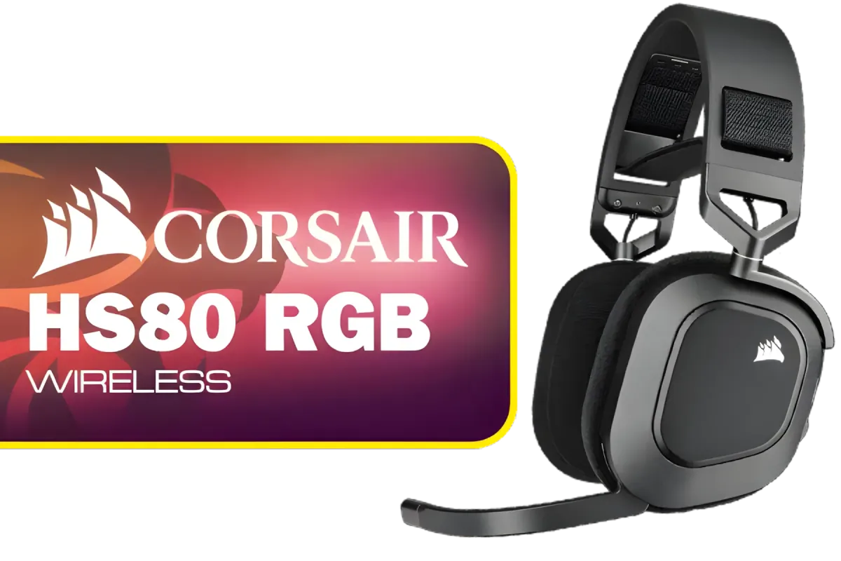 Corsair HS80 RGB Wireless Gaming Headset - Carbon | Ultimate