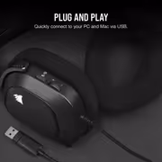 Corsair HS80 RGB USB Gaming Headset with Dolby 7.1 - image 11