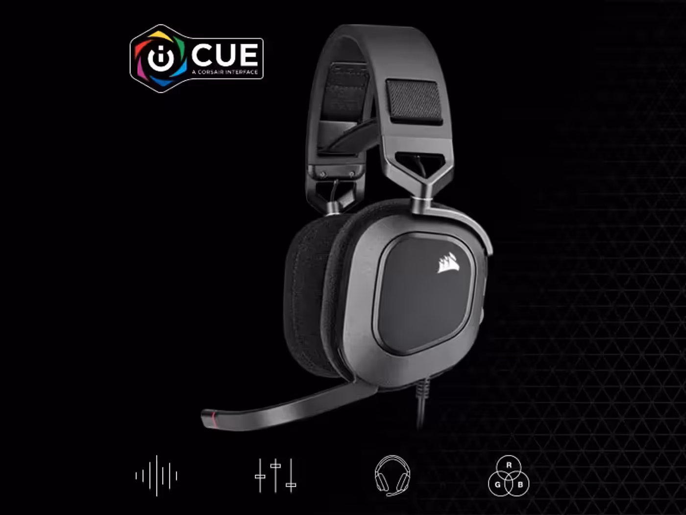 On-ear volume and mute controls for quick gaming adjustments