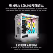 CORSAIR iCUE 5000T RGB White E-ATX Mid-Tower Case - image 8