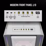 CORSAIR iCUE 5000T RGB White E-ATX Mid-Tower Case - image 11