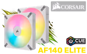 Corsair iCUE AF140 RGB Elite 140mm PWM Dual Fan Kit - image 1