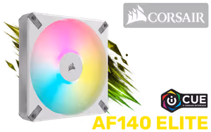Corsair iCUE AF140 RGB PWM Fan White - Image 1