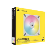 Corsair iCUE AF140 RGB Elite 140mm RGB PWM Fan — White - image 5