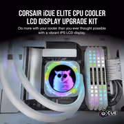 CORSAIR Elite LCD Upgrade Kit CW-9060067-WW — Ice Clear CPU Cooler Screen - image 8