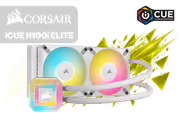 Corsair iCUE H100i Elite CAPELLIX XT 240mm White Liquid CPU Cooler - image 1