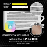 Corsair iCUE H100i Elite Capellix CPU Cooler - White | High Performance Liquid Cooling - image 13