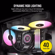 Corsair iCUE H100i Elite LCD XT 240mm Liquid CPU Cooler - image 8