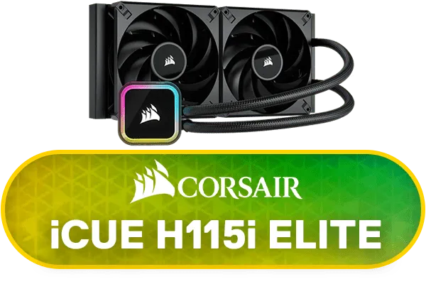 Corsair iCUE H115i RGB ELITE 280mm Liquid CPU Cooler