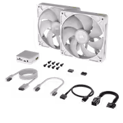Corsair iCUE LINK RX140 RGB 140mm PWM Twin Fan Kit White - image 4
