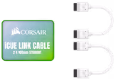 Corsair iCUE Link Cable CL-9011129-WW — 2×100mm White - image 1