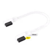 Corsair iCUE Link Cables CL-9011134-WW — 2×135mm Slim 90° White - image 4