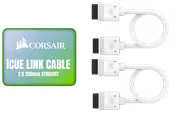 Corsair iCUE Link Cable CL-9011128-WW — 2×200mm White - image 1