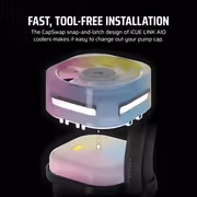 Corsair iCUE LINK CapSwap Module CW-9061014-WW – VRM Fan - image 3