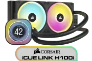 Corsair iCUE Link H100i LCD 240mm Liquid CPU Cooler - High Performance Cooling Solution - image 1