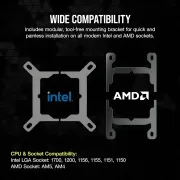 Corsair iCUE Link H100i LCD 240mm Liquid CPU Cooler - High Performance Cooling Solution - image 6