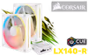 Corsair iCUE Link LX140-R 140mm RGB PWM Dual Fan Kit - image 1