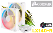 Corsair iCUE Link LX140-R 140mm RGB PWM Dual Fan Kit - image 1