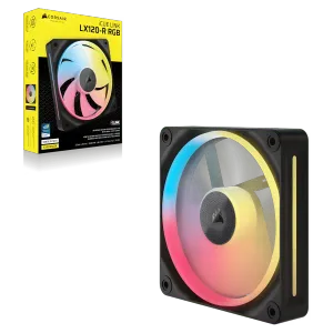 Corsair iCUE LINK LX120-R RGB 120mm PWM Reverse Fan Expansion - Enhance Your Cooling - image 6