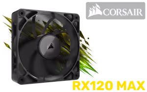 Corsair iCUE LINK RX120 MAX PWM Single Fan Expansion - Image 1