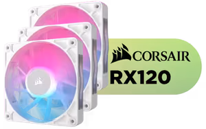 Corsair iCUE LINK RX120 RGB 120mm PWM Fan Triple Kit - image 1