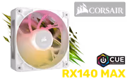 Corsair iCUE LINK RX140 MAX RGB 140mm PWM Fan - White - image 1