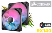 Corsair iCUE LINK RX140 RGB 140mm PWM Fan Twin Kit - image 1