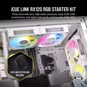 Corsair iCUE LINK RX120 RGB 120mm PWM Fan Triple Kit - image 8