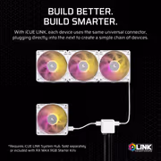 Corsair iCUE LINK RX140 MAX RGB 140mm PWM Fan - White - image 10