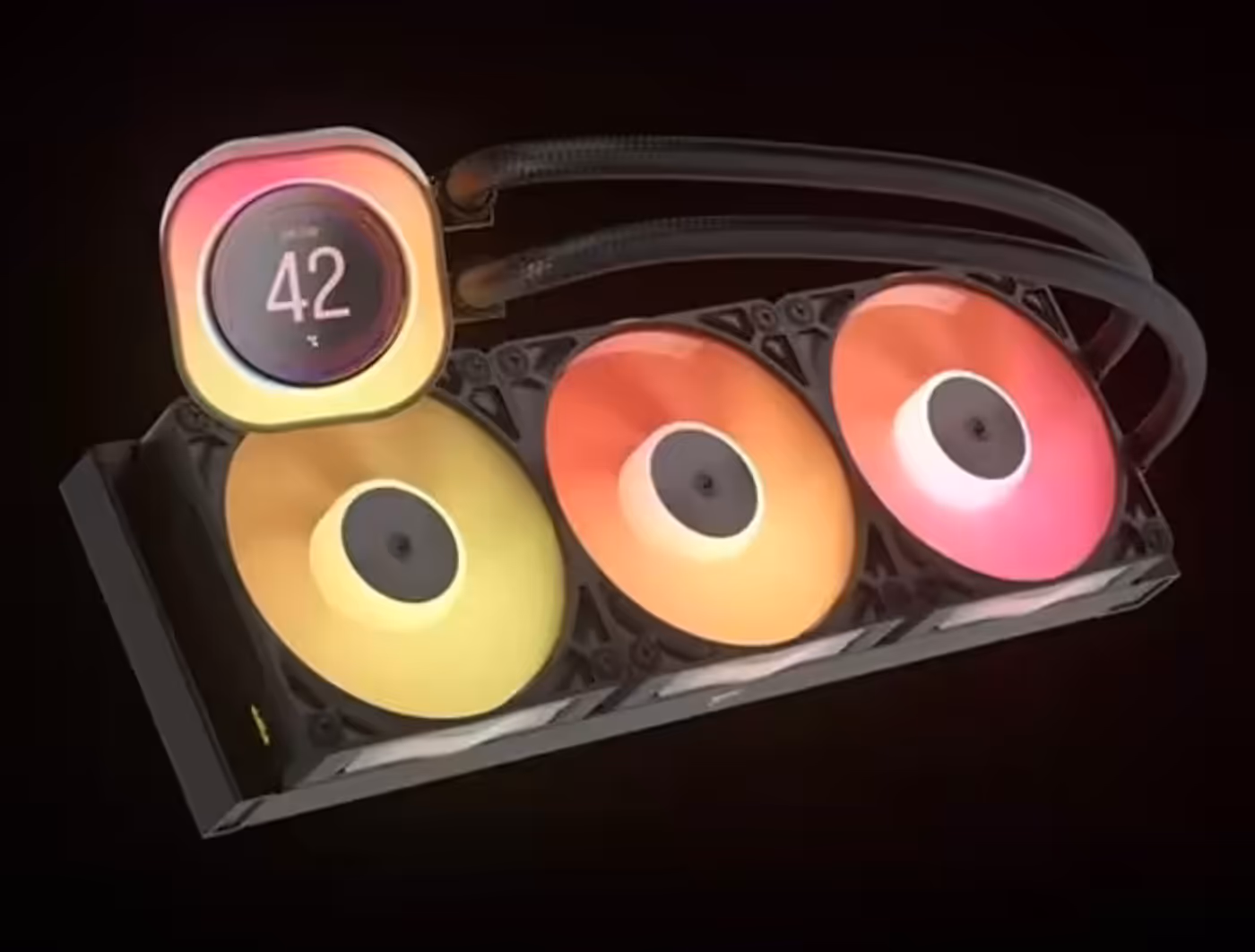 CORSAIR iCUE Link Titan RX LCD liquid CPU cooler with RGB fans