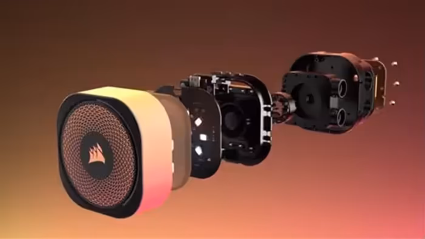 TITAN RX RGB all-in-one CPU cooler designed for powerful quiet cooling