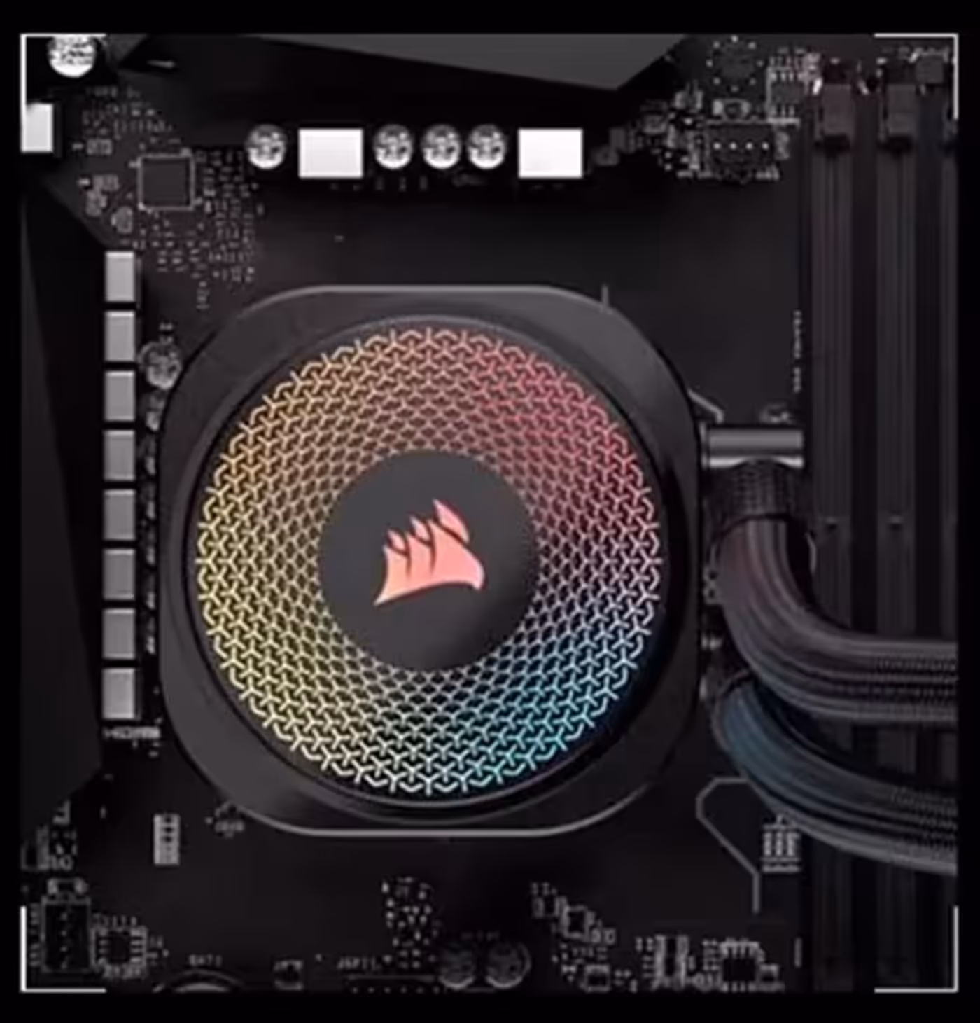 CPU cooler mounting hardware for Intel and AMD socket installation