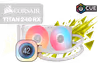 Corsair TITAN 240 RX LCD 240mm AIO Liquid CPU Cooler - image 1