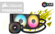 Corsair iCUE Link Titan 240 RX RGB 240mm AIO Liquid CPU Cooler - image 1