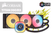 CORSAIR iCUE Link Titan 360 RX LCD 360mm AIO Cooler - image 1