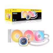 Corsair iCUE LINK TITAN 360 RX LCD White Liquid CPU Cooler - image 9