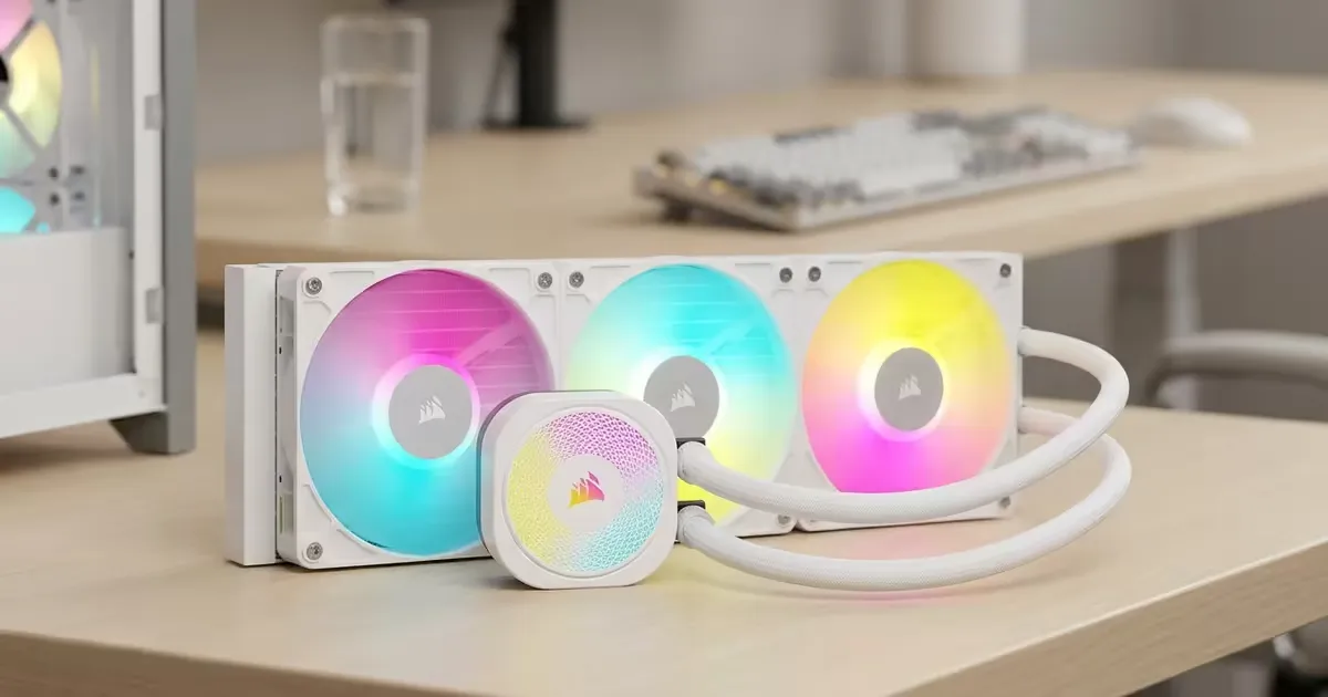 Corsair iCUE Link Titan 360 RX RGB 360mm Liquid CPU Cooler | Evetech Corsair iCUE Link Titan 360 RX RGB 360mm Liquid CPU Cooler | Evetech