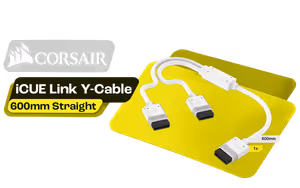 CORSAIR iCUE Link Y-Cable CL-9011132-WW 600mm White - image 1