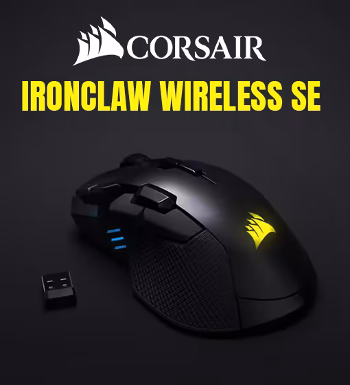 Corsair IRONCLAW Wireless SE Gaming Mouse - Black